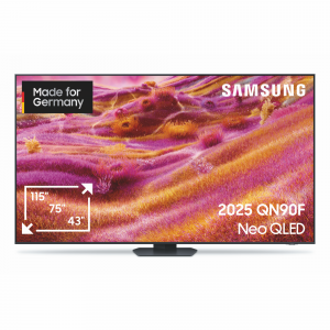 Samsung <br>GQ98QN90FAT <br>Vision AI Smart TV (2025) <br>GQ98QN90FATXZG <br>titanschwarz